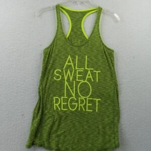 Green Athletic Tank Top Size Small